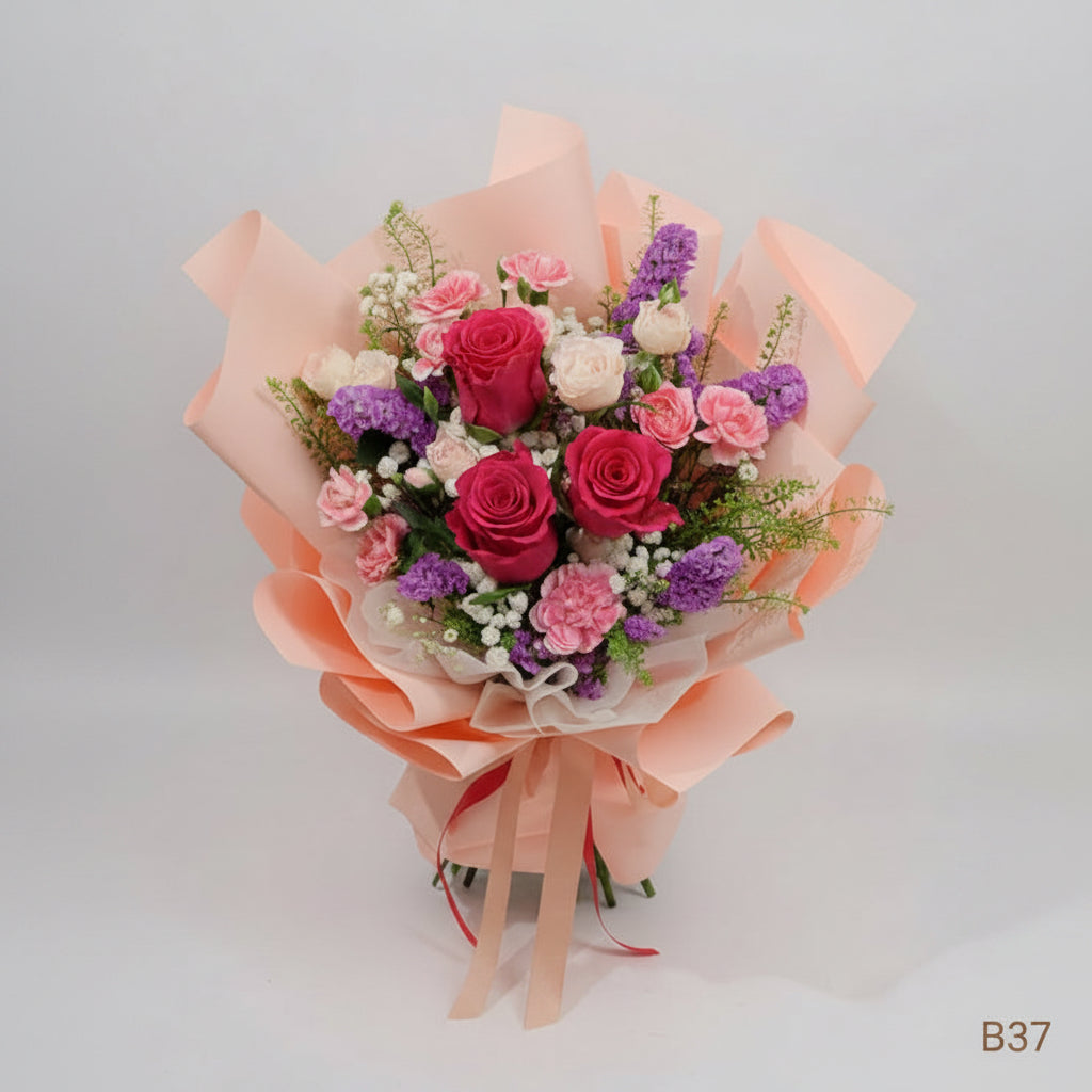 高盛玫瑰小花束 B37