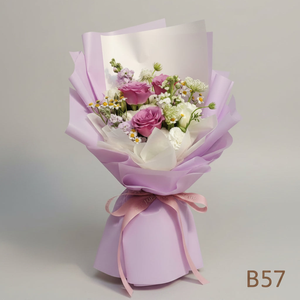 碧海玫瑰小花束 B57