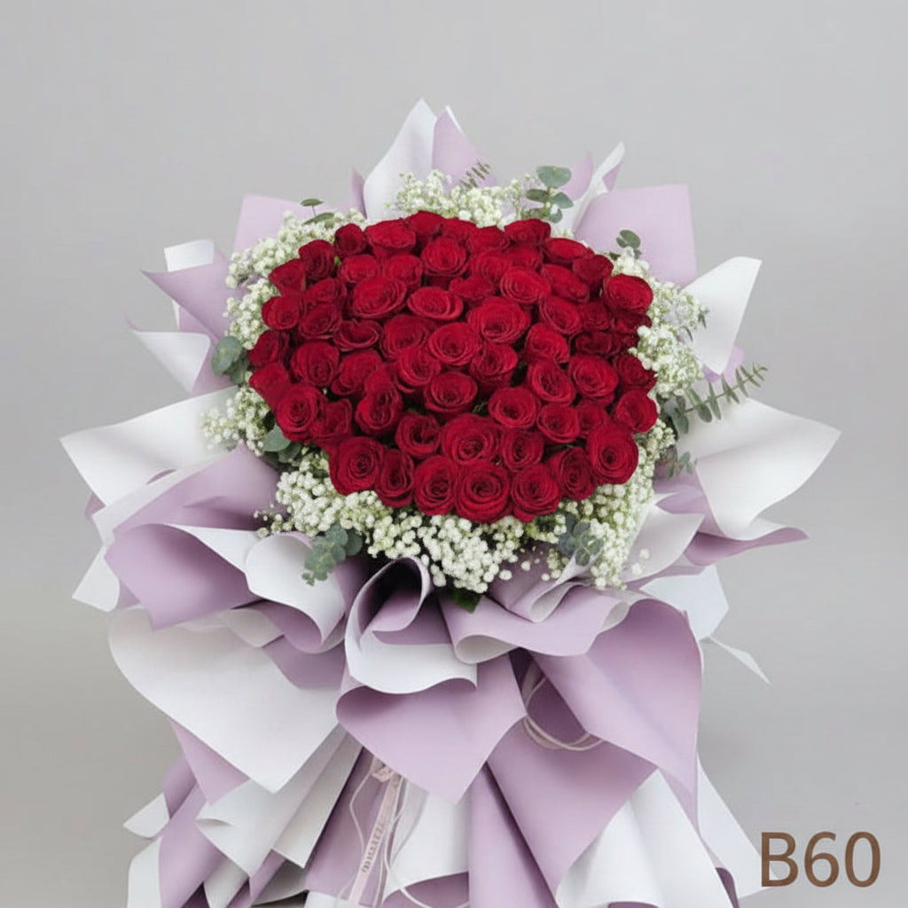求婚99支紅玫瑰花束 B60