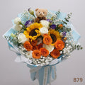 向日葵玫瑰花束 B79