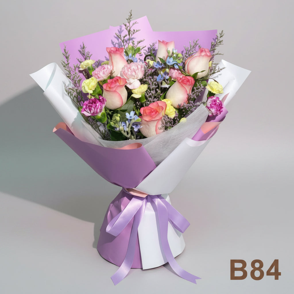 愛莎玫瑰花束 B84