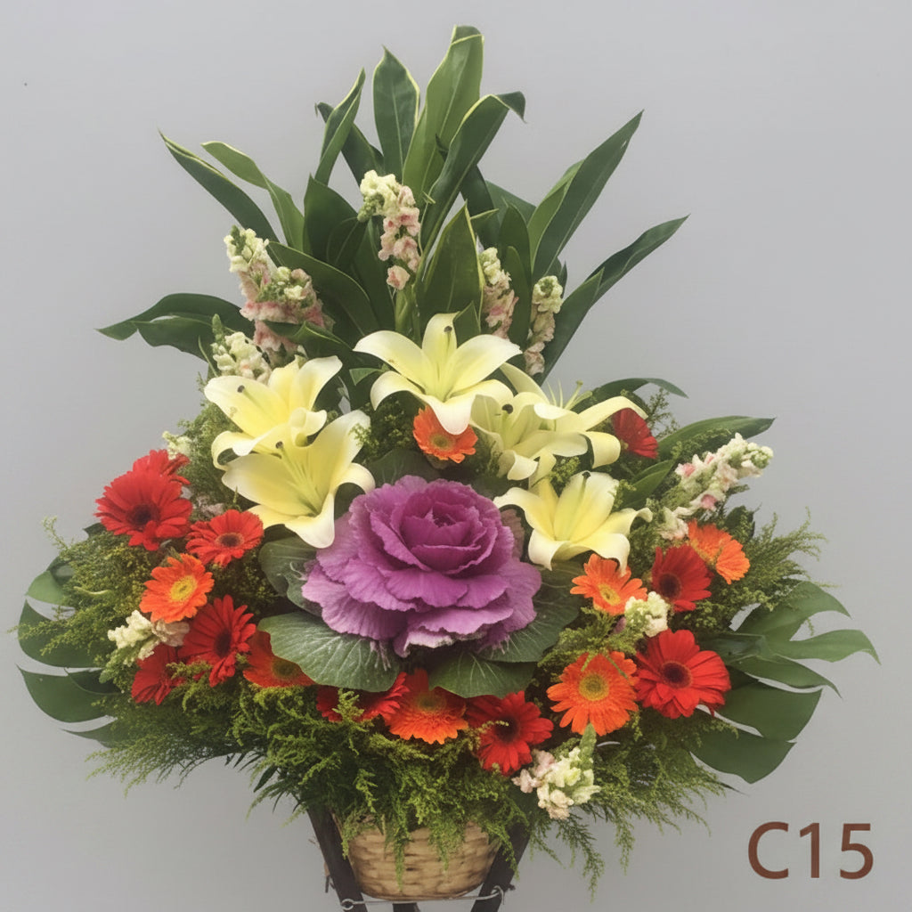 開張花籃 C15