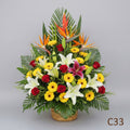 開張花籃 C33