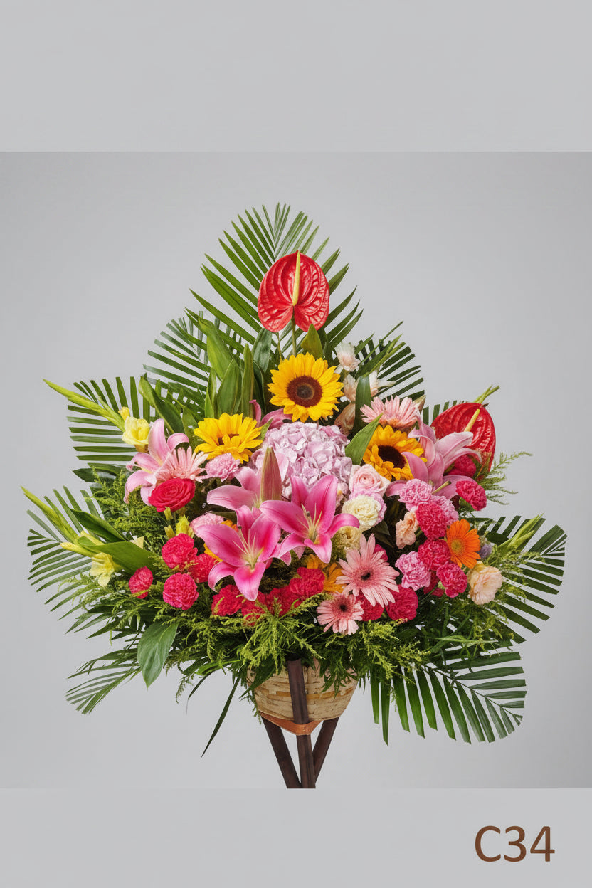 開張花籃 C34