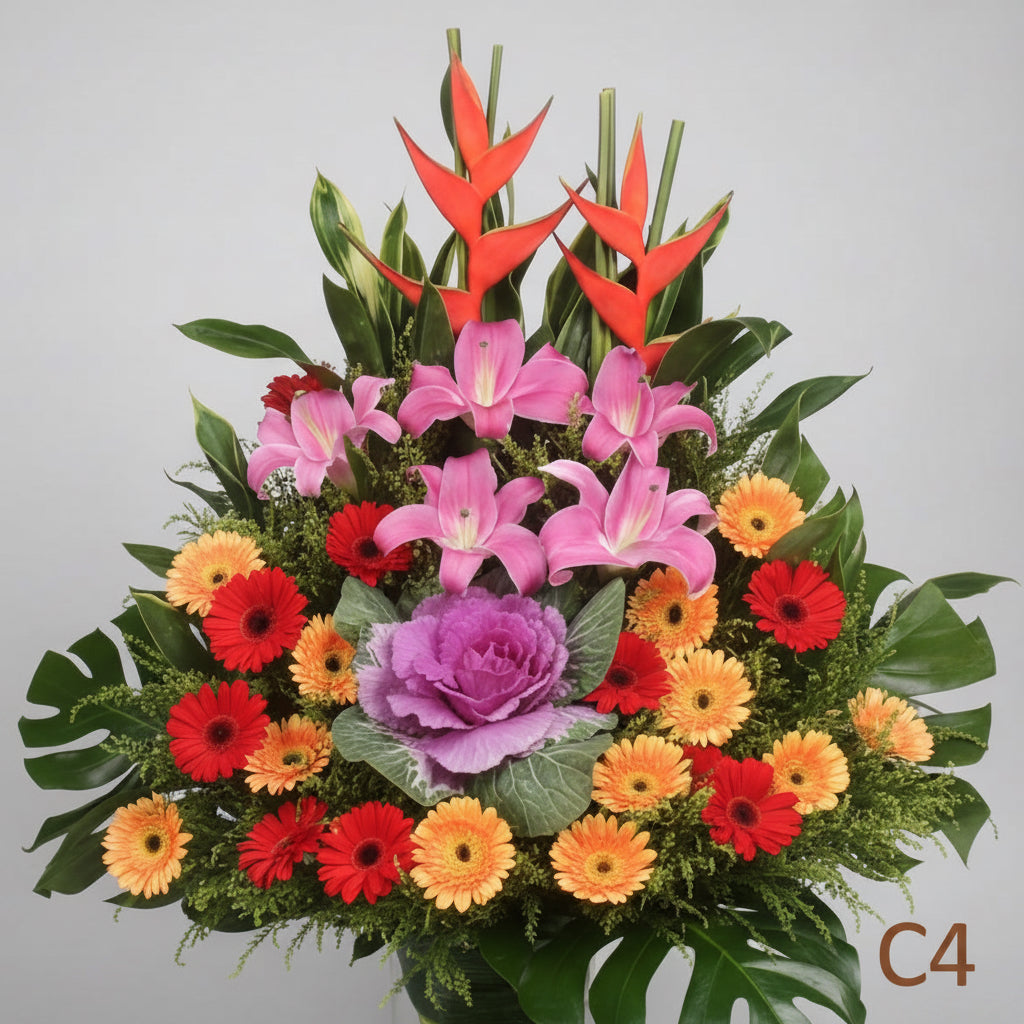 開張花籃 C4