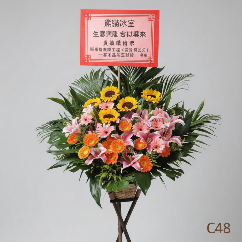 開張花籃 C48