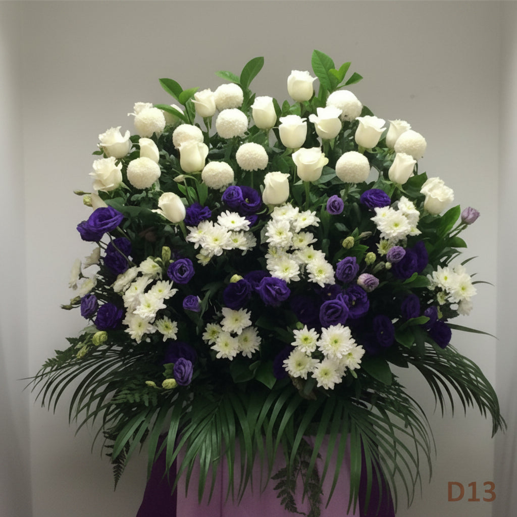 帛事花籃  D13