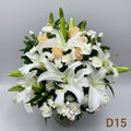 帛事花籃  D15
