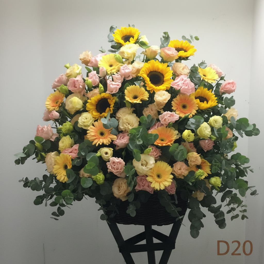 帛事花籃 D20