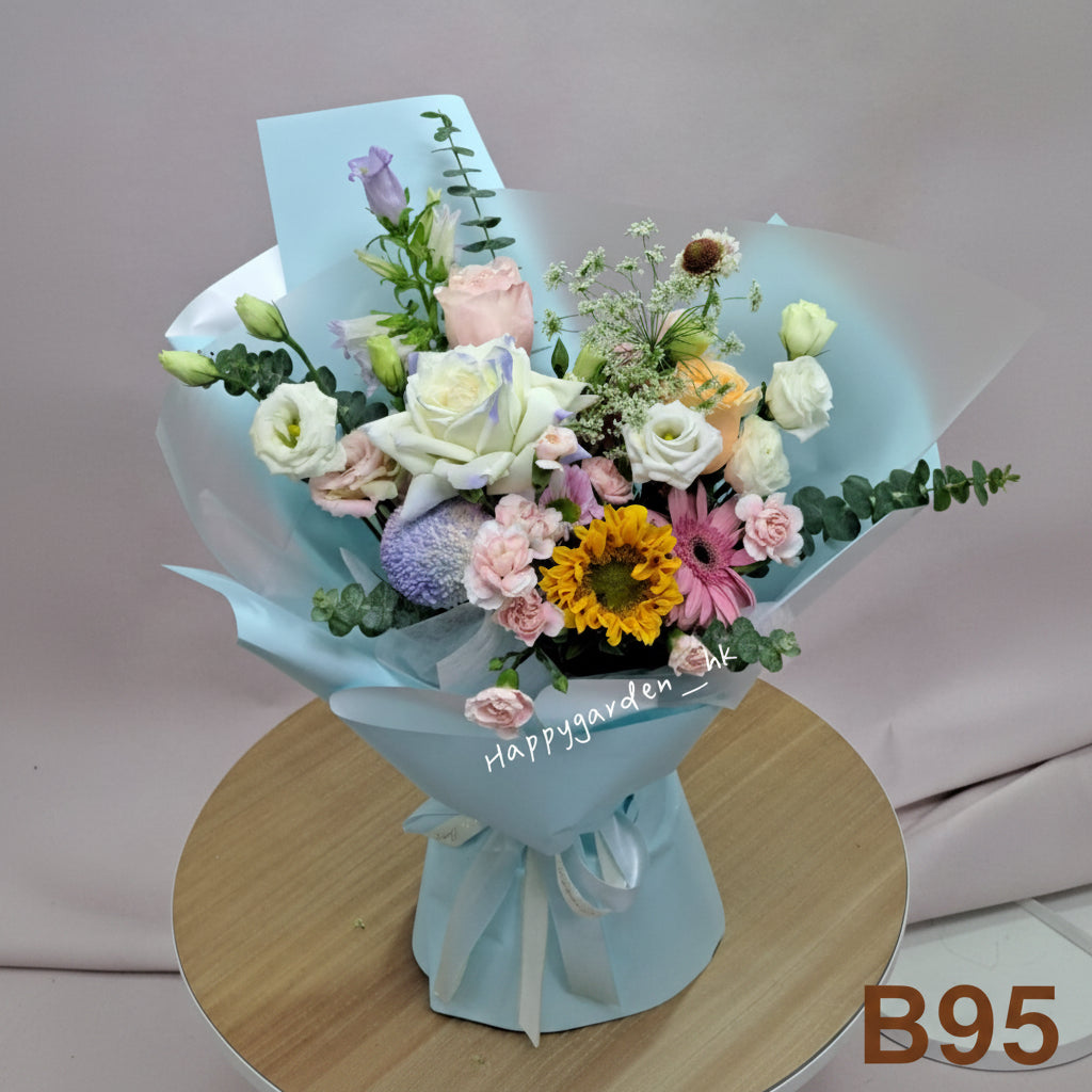 向日葵玫瑰花束 B95